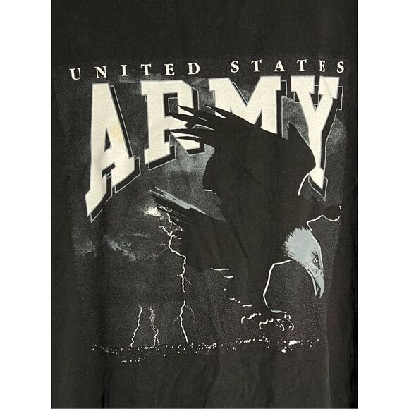 Vintage 90s United States Army Lightning Eagle Tee - Picture 2 of 4